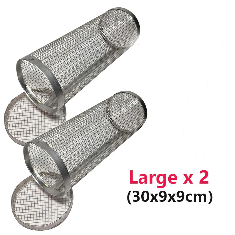 Rolling BBQ Grill Basket