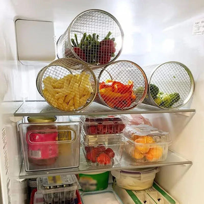Rolling BBQ Grill Basket