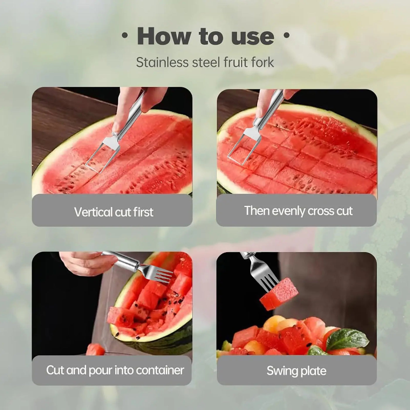 Watermelon Slicer & Fork