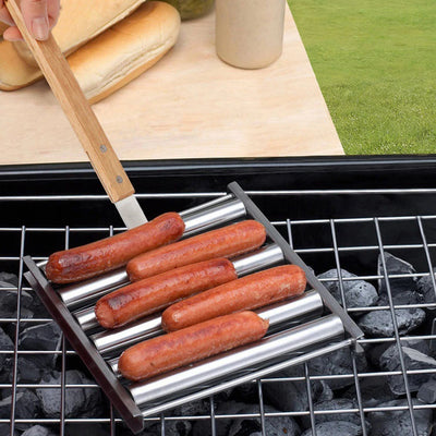 Stainless Steel Hotdog Grill Roller