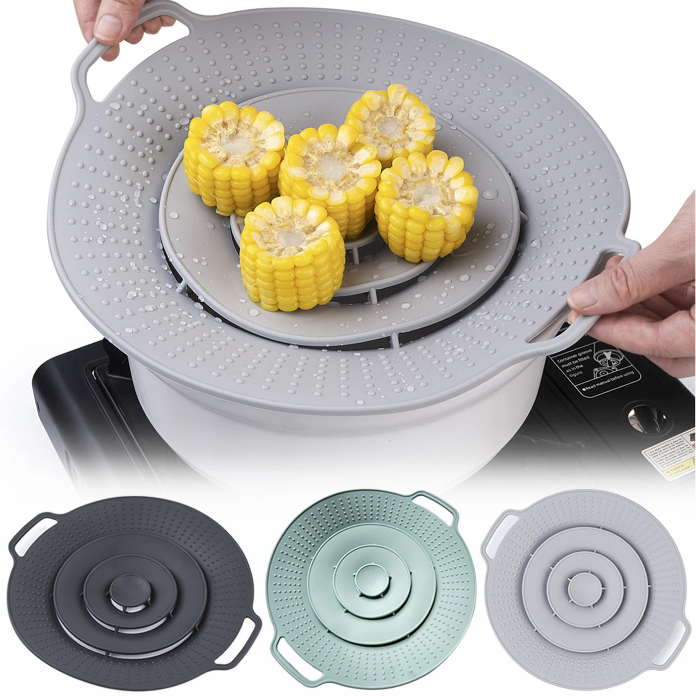 Silicone Spill Stopper Lid
